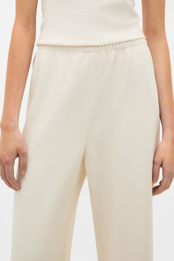Easy Wide Leg Pant  Coconut Cream  hi-res