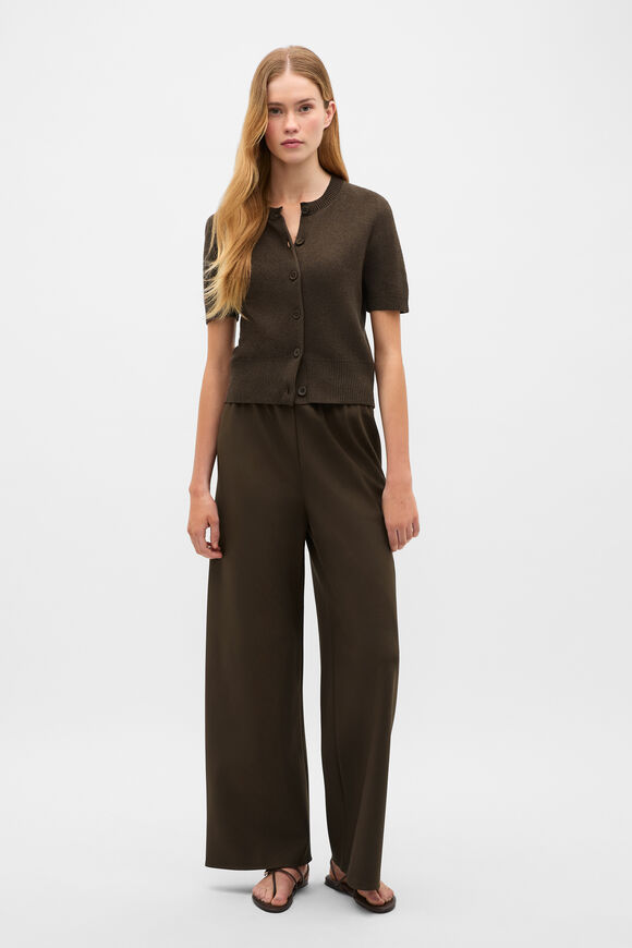 Easy Wide Leg Pant  Dark Espresso  hi-res