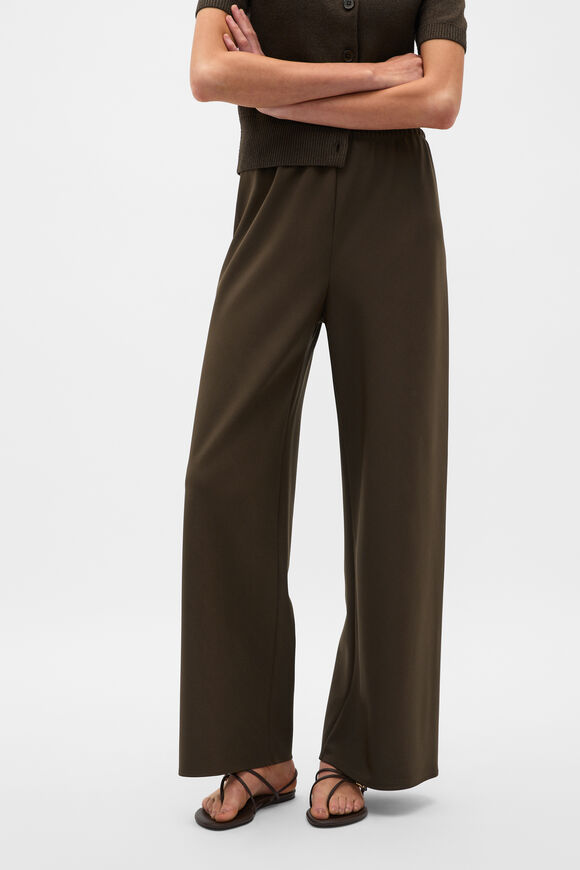 Easy Wide Leg Pant  Dark Espresso  hi-res
