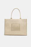 Structured Woven Tote  Warm Sand  hi-res