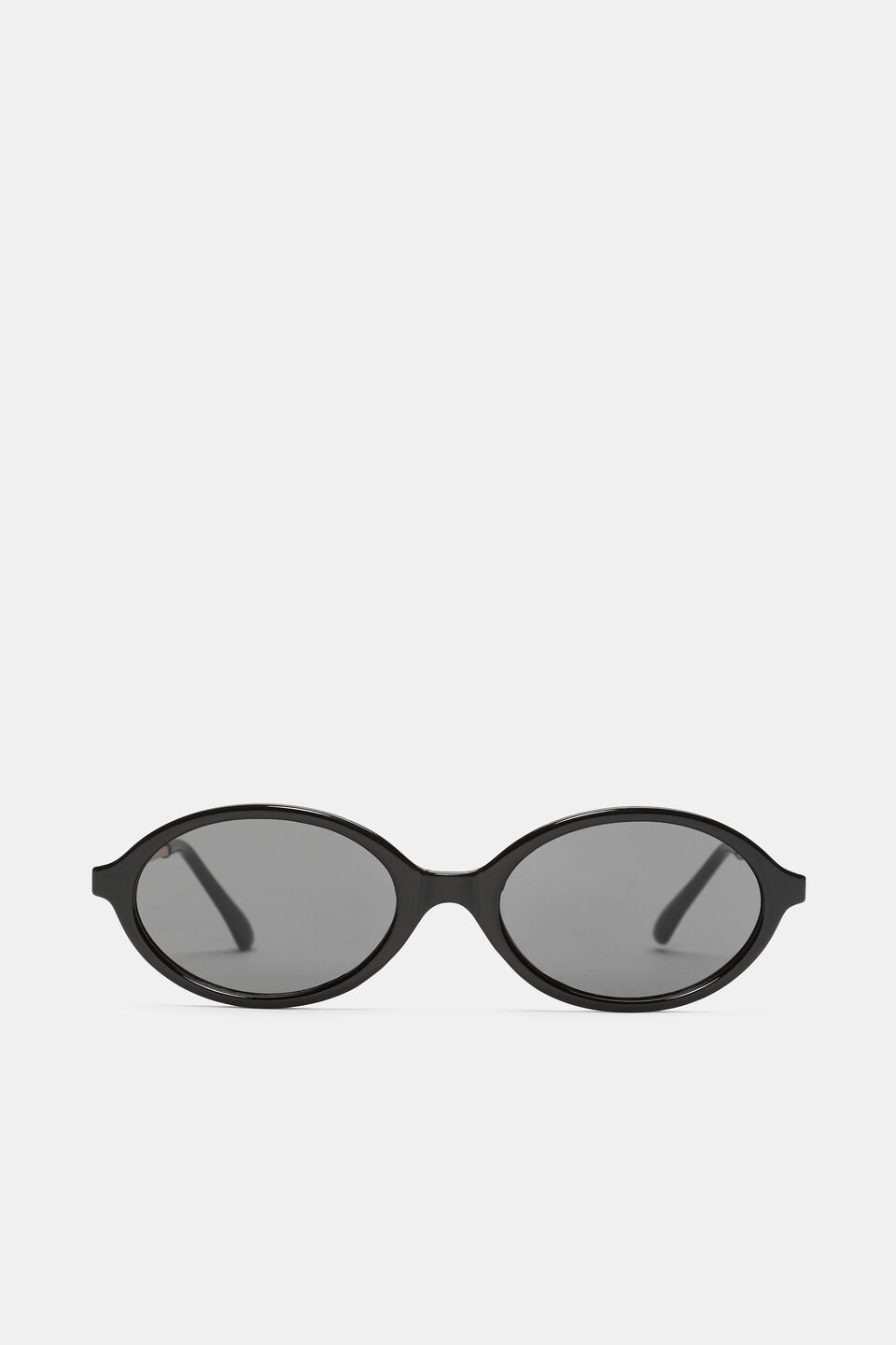 Sabrina Oval Sunglasses  Black