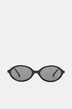Sabrina Oval Sunglasses  Black  hi-res