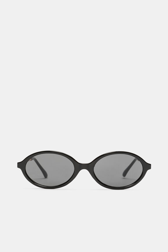 Sabrina Oval Sunglasses  Black  hi-res