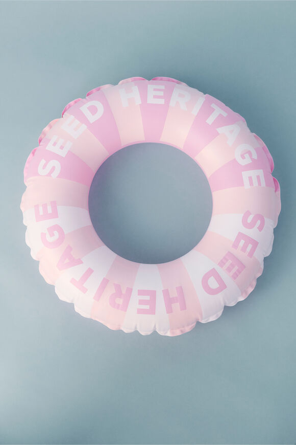 Inflatable Pool Ring  Pink Multi  hi-res