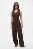 Australian Cotton V Neck Tank  Dark Espresso  hi-res