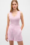 Australian Cotton V Neck Tank  Petal Pink  hi-res