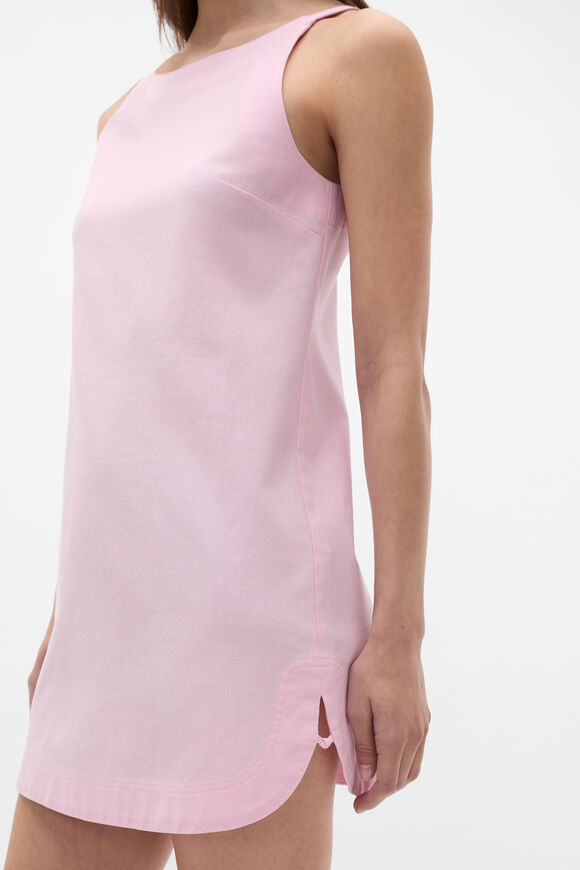 Knot Detail Mini Dress  Petal Pink  hi-res