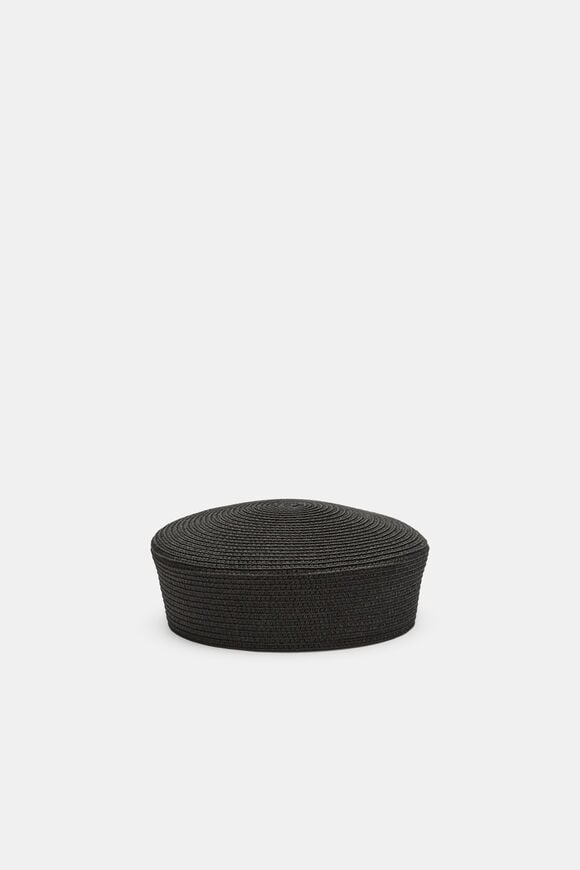Pillbox Hat  Black  hi-res