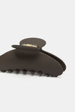 Matte Acetate Hair Claw  Dark Espresso  hi-res