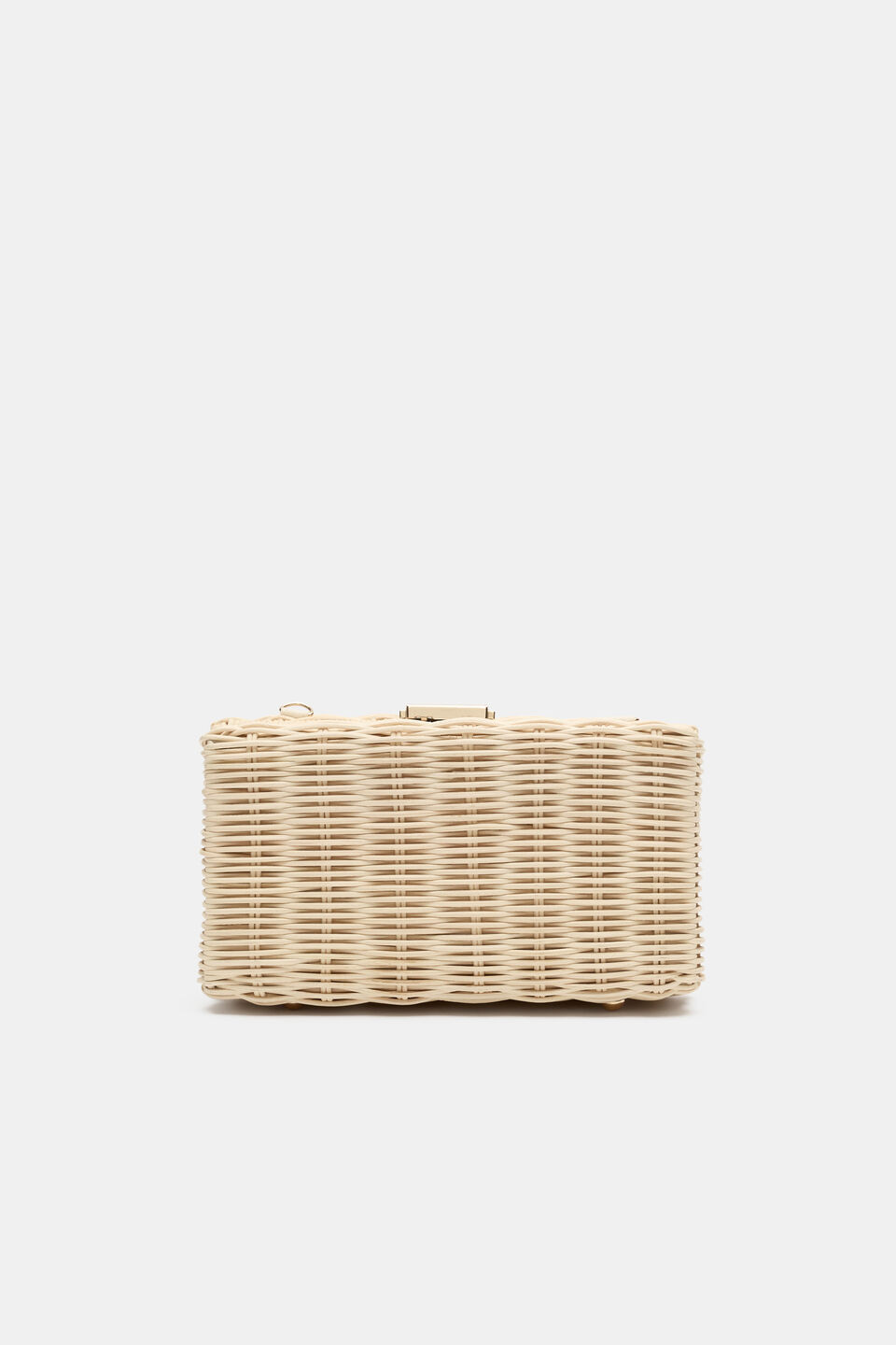 Rattan Box Clutch  Natural