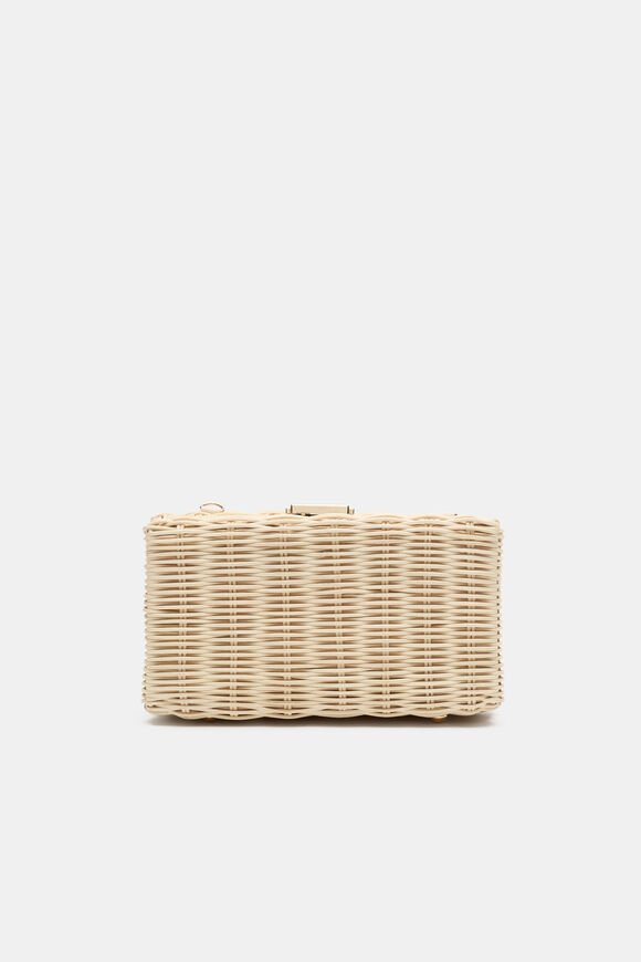 Rattan Box Clutch  Natural  hi-res