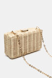 Rattan Box Clutch  Natural  hi-res