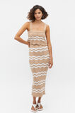 Crochet Midi Skirt  Nougat  hi-res