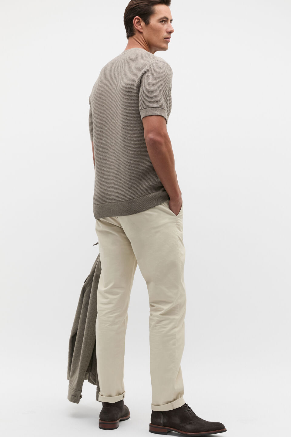 Knit Tee  Ash Marle