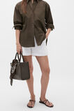 Structured Woven Mini Tote  Dark Espresso  hi-res