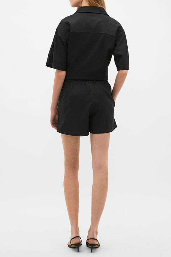 Knot Detail Short  Black  hi-res