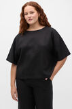 Core Linen Relaxed Tee  Black  hi-res