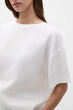 Core Linen Relaxed Tee  Whisper White  hi-res