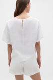 Core Linen Relaxed Tee  Whisper White  hi-res