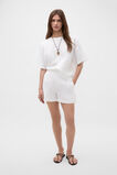 Core Linen Relaxed Tee  Whisper White  hi-res