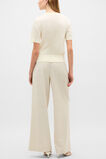 Sheer Knit Tee  Coconut Cream  hi-res