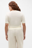 Sheer Knit Tee  Coconut Cream  hi-res