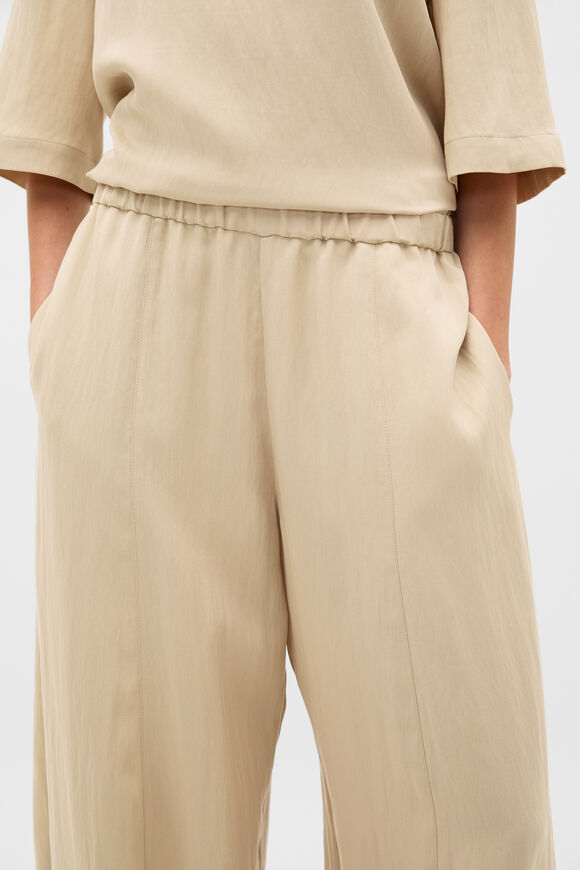 Textured Twill Balloon Pant  Warm Sand  hi-res