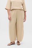 Textured Twill Balloon Pant  Warm Sand  hi-res