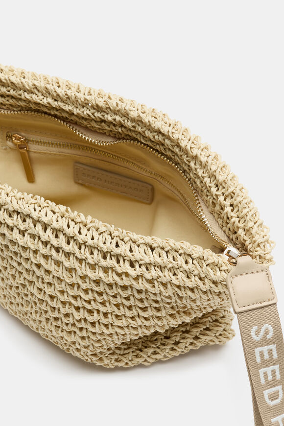Logo Woven Pouch  Warm Sand  hi-res