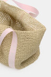 Logo Woven Tote  Petal Pink  hi-res