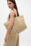 Logo Woven Tote  Warm Sand  hi-res