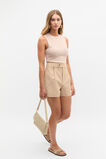 Cotton Twist Knit Top  Ecru Twist  hi-res