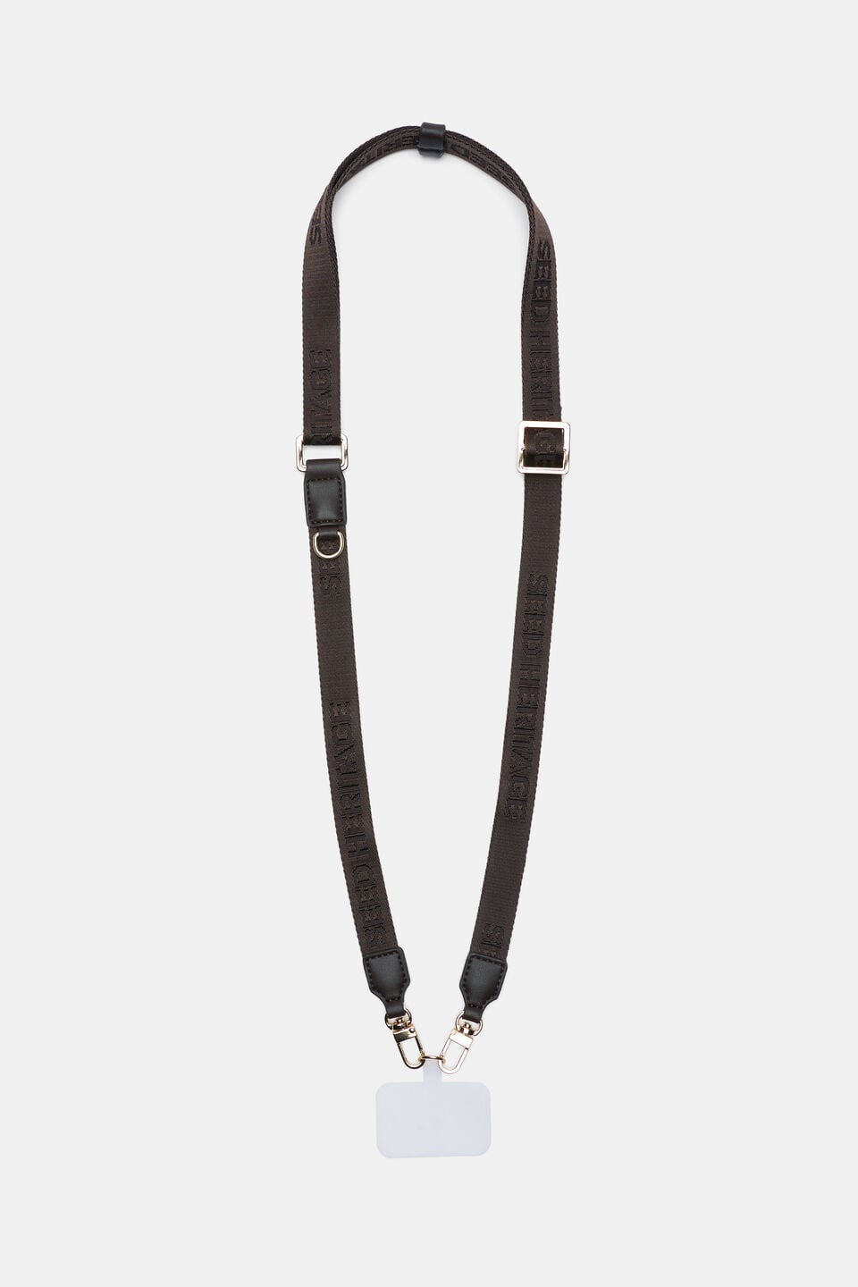 Seed Logo Phone Strap  Dark Espresso