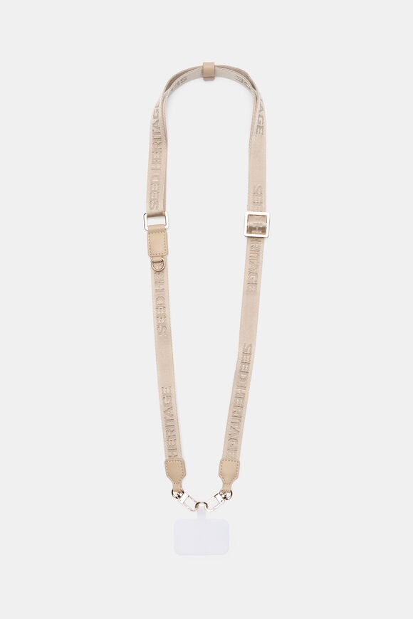 Seed Logo Phone Strap  Warm Sand  hi-res
