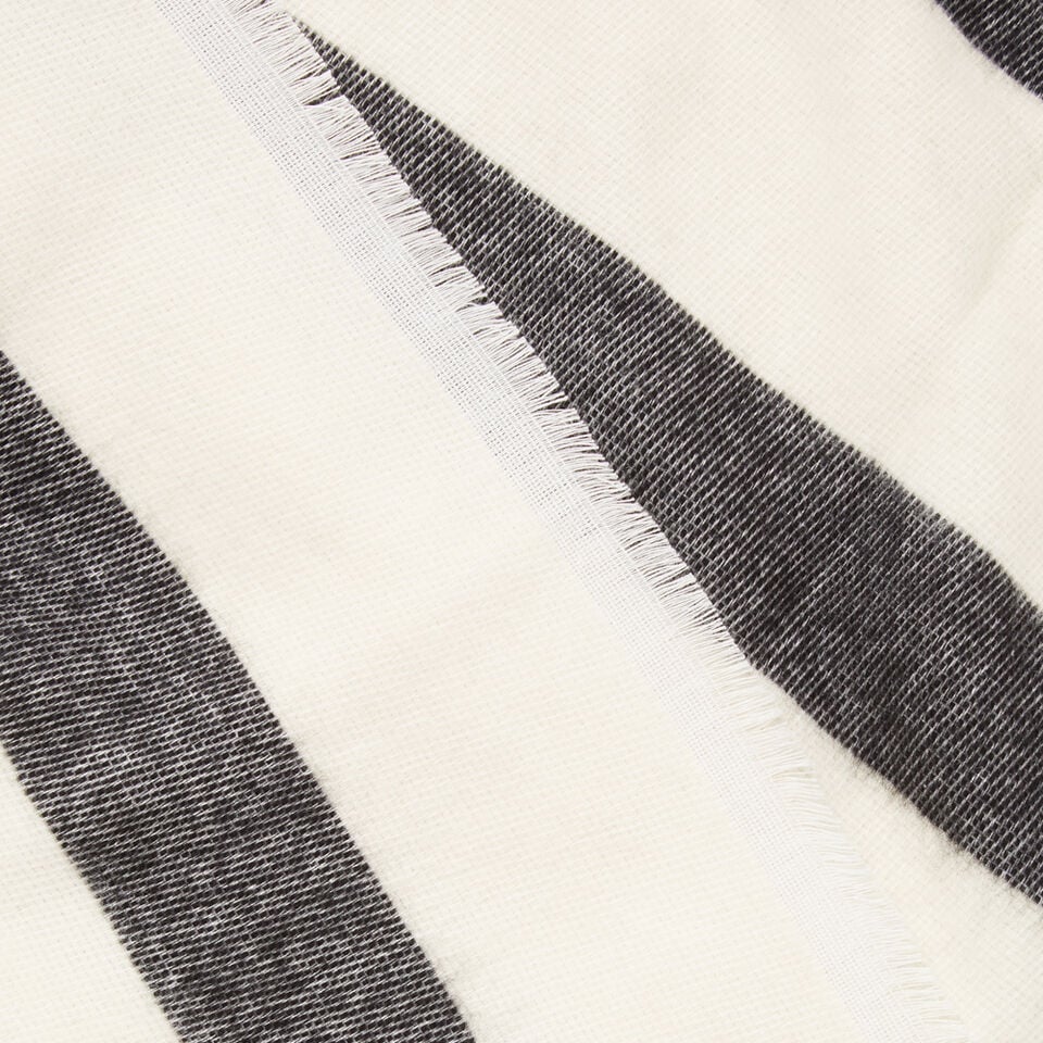 Wide Stripe Scarf  