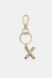 Gold Initial Keyring  X  hi-res