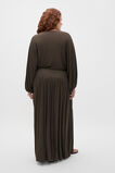 Fine Knit Bubble Midi Skirt  Dark Espresso  hi-res