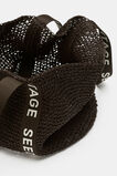 Logo Woven Tote  Dark Espresso  hi-res
