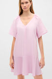 Core Linen Flutter Mini Dress  Petal Pink  hi-res