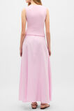Core Linen Midi Skirt  Petal Pink  hi-res
