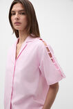Knot Detail Boxy Shirt  Petal Pink  hi-res