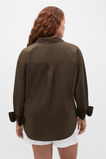Lightweight Cotton Classic Shirt  Dark Espresso  hi-res