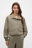 Nep Weave Bomber Jacket  Caper  hi-res