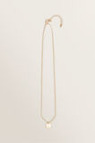 Initial Disc Necklace    hi-res
