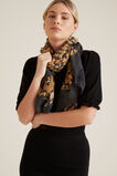 Faded Floral Square Scarf    hi-res
