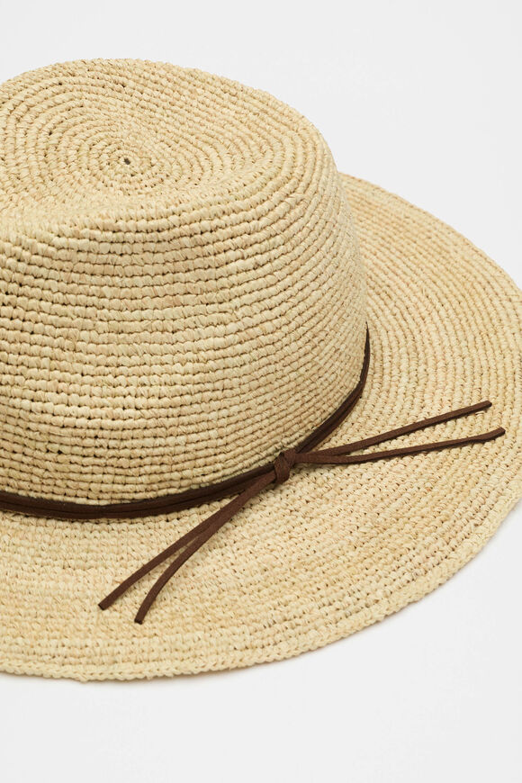 Raffia Fedora  Natural  hi-res