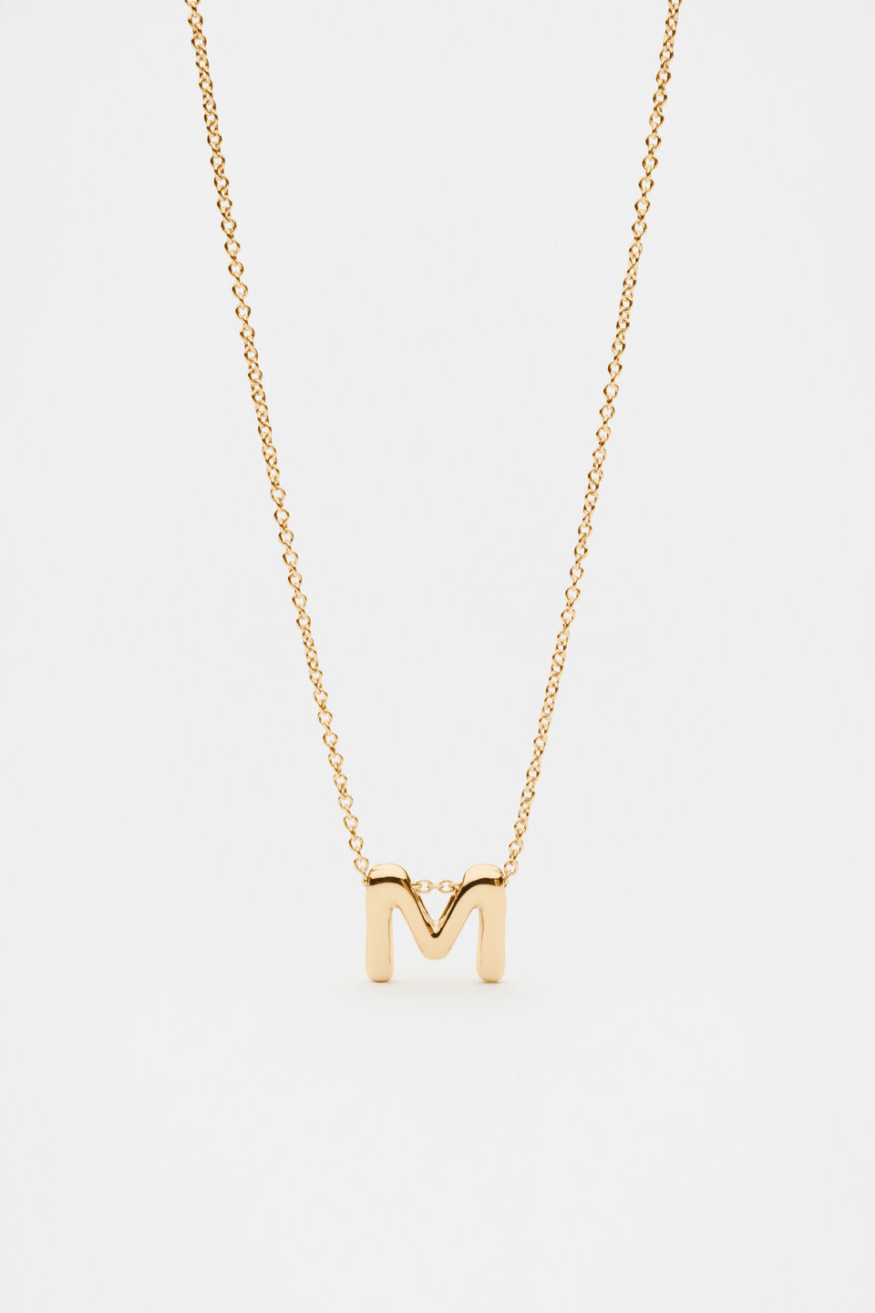 Bubble Letter Necklace  M