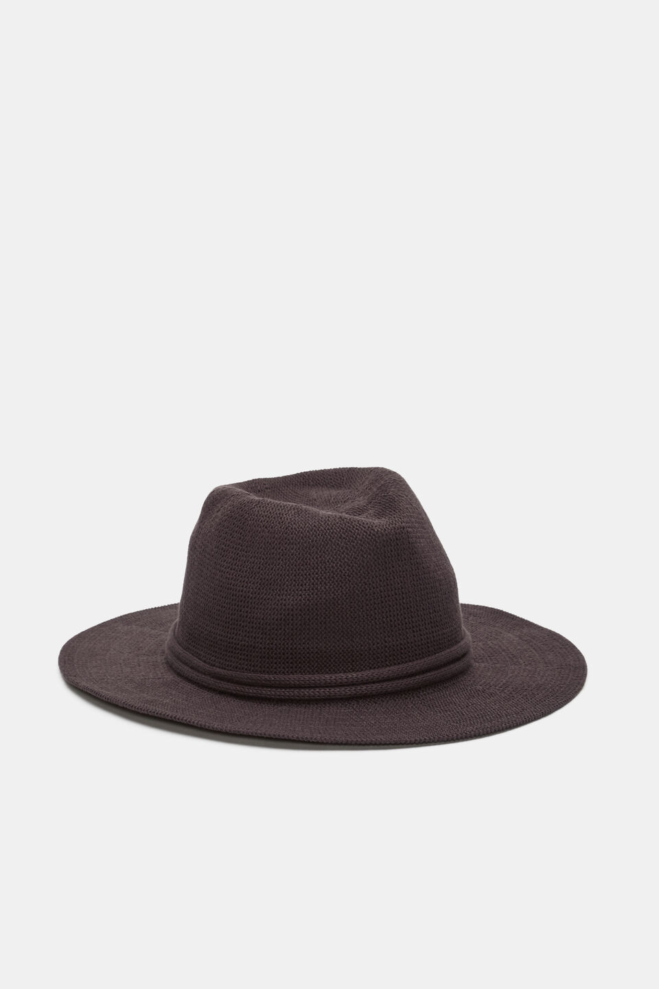 Knit Fedora  Dark Espresso