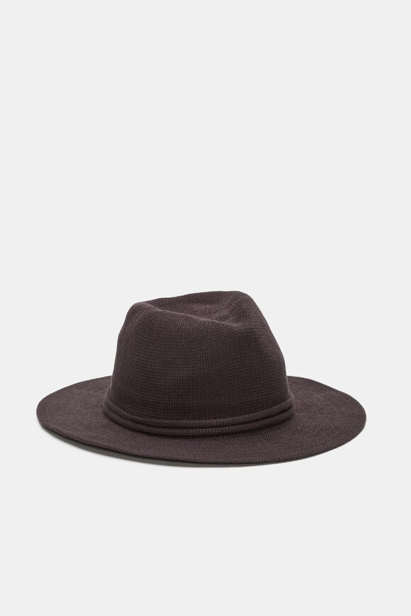 Knit Fedora  Dark Espresso  hi-res