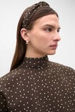 Spot Print Headband  Dark Espresso Spot  hi-res
